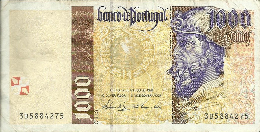 Portugal - 1000$00 1998 (# 188c)