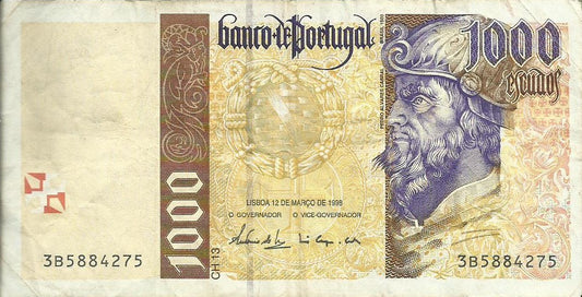 Portugal - 1000$00 1998 (# 188c)