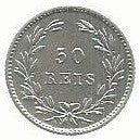 Portugal - 50 Reis 1889 (Km# 506.2)