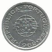 S. T. Principe - 5$00 1962 (Km# 20)