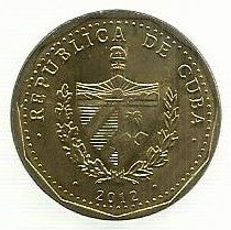 Cuba - 1 Peso 2012 (Km# 347)