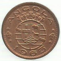 Angola - 1$00 1965 (Km# 76)