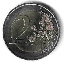 Portugal - 2 Euro 2018 (Km# 885) Jardim Botanico Ajuda