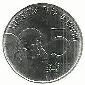 Brasil - 5 Centavos 1975 (Km# 587) Fao