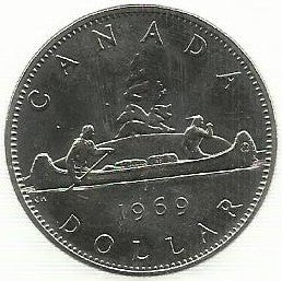 Canadá - 1 Dolar 1969 (Km# 76)