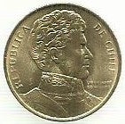 Chile - 1 Peso 1989 (Km# 216.1)