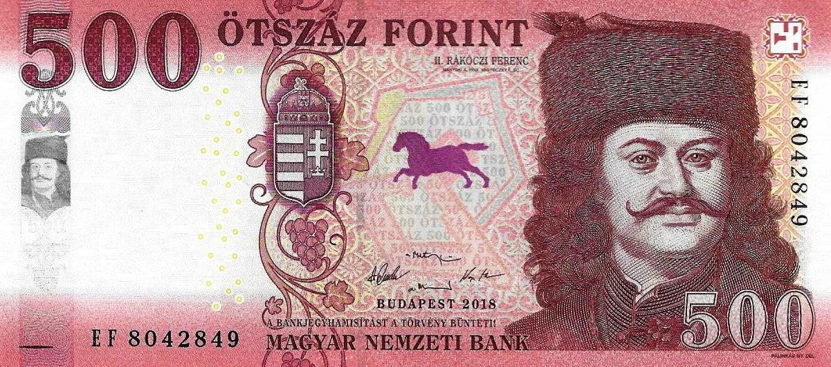 Hungria - 500 Forint 2018 (# 202b)