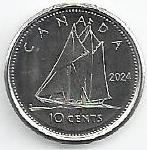 Canada - 10 Centimos 2024 (Km# 3336)