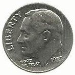 USA - 1 Dime 1983 (Km# 195a)