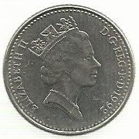 Inglaterra - 10 Pence 1992 (Km# 938b)