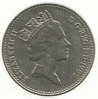 Inglaterra - 10 Pence 1992 (Km# 938b)