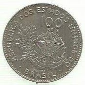 Brasil - 100 Reis 1901 (Km# 503)