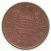 Inglaterra - 1 Penny 2001 (Km# 986a)