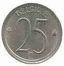 Belgica - 25 Centimos 1971 (Km# 154.1)