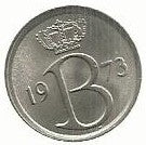 Belgica - 25 Centimos 1973 (Km# 154.1)