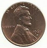 USA - 1 Cent 1961 (Km# 201)