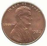 USA - 1 Cent 1982 (Km# 201)