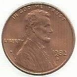 USA - 1 Cent 1982 (Km# 201)