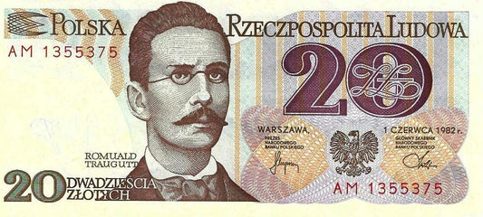 Polonia - 20 Zlotych 1982 (# 149a)