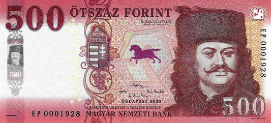 Hungria - 500 Forint 2022 (# 202a)