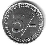 Somalilandia - 5 Shillings 2002 (Km# 4) Richard F. Burton