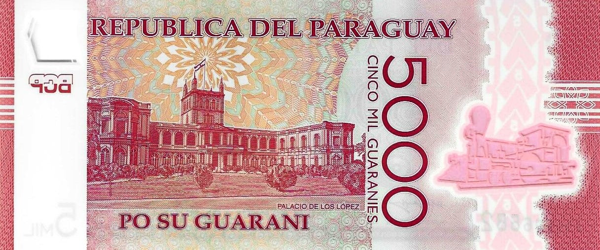 Paraguai - 5000 Guaranies 2022 (# 234d)