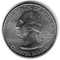 USA - 25 Cents 2001  (Km# 319) Norte Carolina