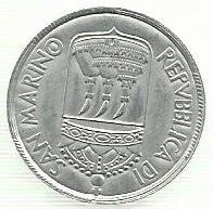 San Marino - 10 Liras 1973 (Km# 25)