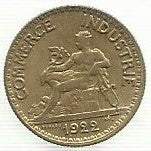 França - 50 Centimos 1922 (Km# 884)