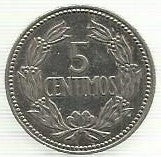 Venezuela - 5 Centimos 1964 (Km# 38)