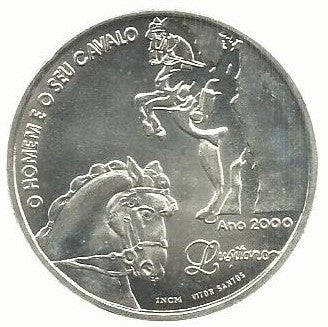 Portugal - 1000$00 2000 (Km# 727) Cavalo Lusitano