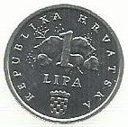 Croacia - 1 Lipa 1995 (Km# 13) Fao