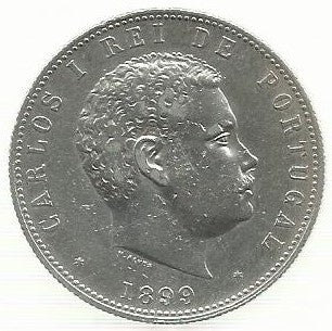 Portugal - 1000 Reis 1899 (Km# 540)