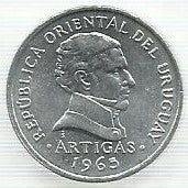 Uruguai - 20 Centésimos 1965 (Km# 44)