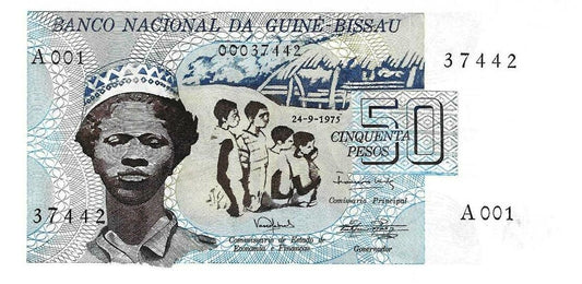 Guiné Bissau - 50 Pesos 1975 (# 1)