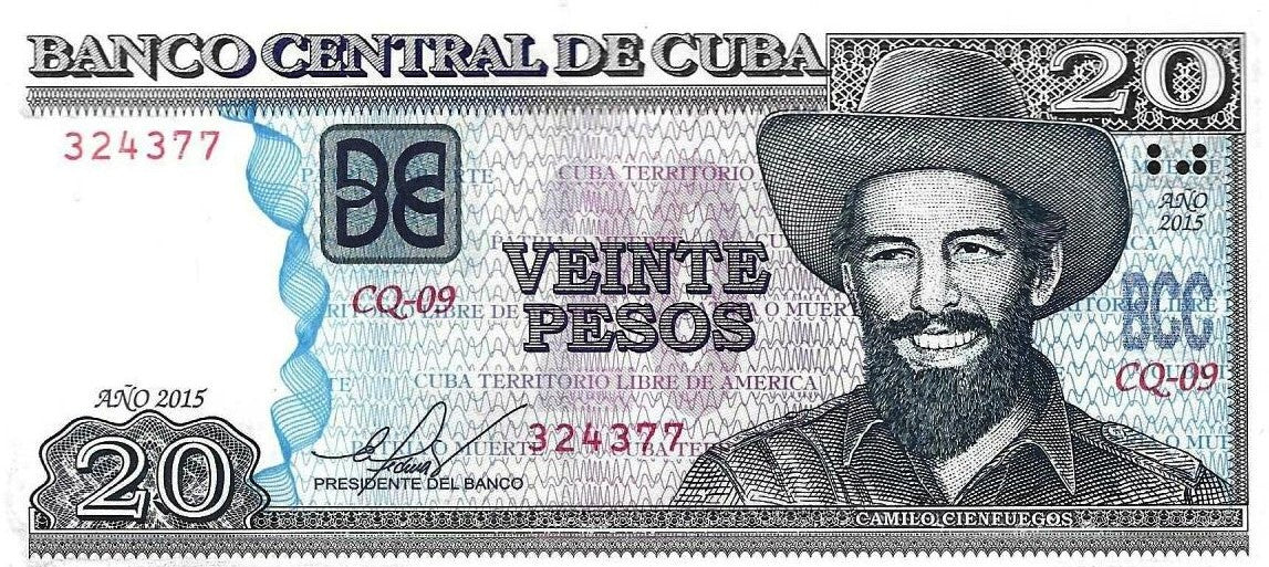 Cuba - 20 Pesos 2015 (# 122j)