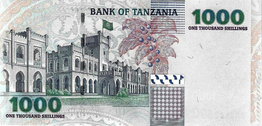 Tanzania - 1000 Shillings 2003 (# 36b)