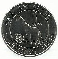 Quenia - 1 Shilling 2018 (Km# Novo)