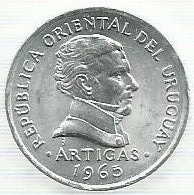 Uruguai - 50 Centesimos 1965 (Km# 45)