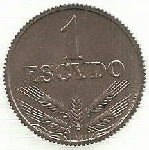 Portugal - 1$00 1979 (Km# 597) Serrilhado