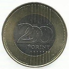 Hungria - 200 Forint 2019 (Km# 852)