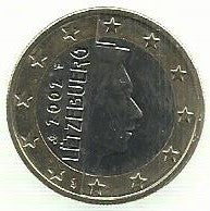 Luxemburgo - 1 Euro 2002 (Km# 81)