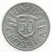 Austria - 50 Groschen 1946 (Km# 2870)