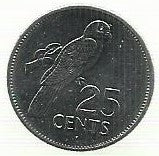 Seychelles - 25 Centimos 2003 (Km# 49a)