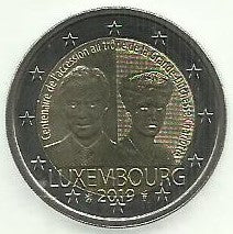 Luxemburgo - 2 Euro 2019 (Km# ..) Grande Duquesa Charlotte