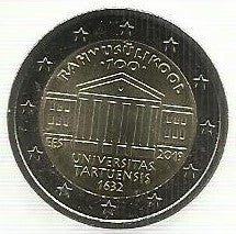 Estonia - 2 Euro 2019 (Km# ..) Universidade de Tartu