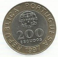 Portugal - 200$00 1997 (Km# 655)