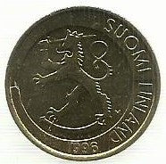 Finlandia - 1 Markka 1996 (Km# 76)