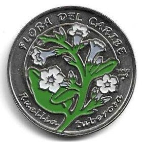 Cuba - 1 Peso 1997 (Km# 619) Ruellia Tuberosa