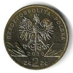 Polonia - 2 Zlote 2010 (Km# 723) Lesser Horseshoe